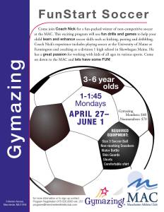 Fun Start Soccer- Spring 2015