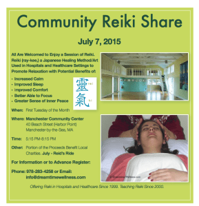 Reiki Share July 2015