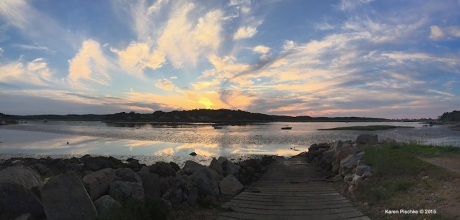 Summer Sunset Over the Annisquam