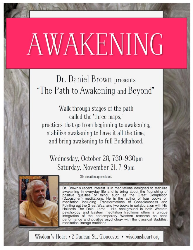 Wisdom's Heart is honored to host this world leader in awakening-focused meditation practices.