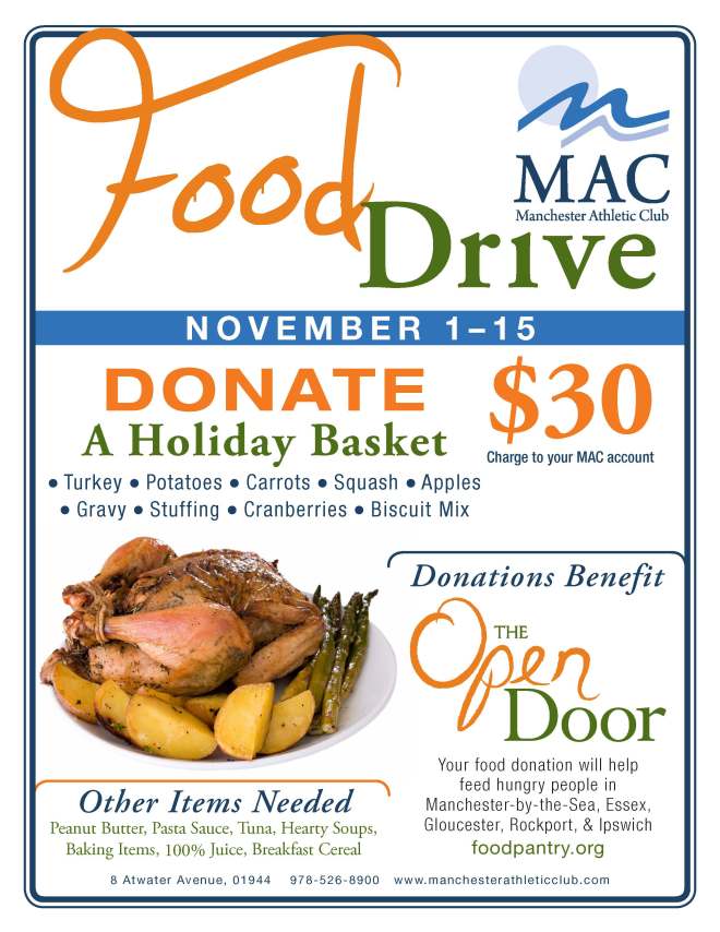 Donations excepted from November 1 -15