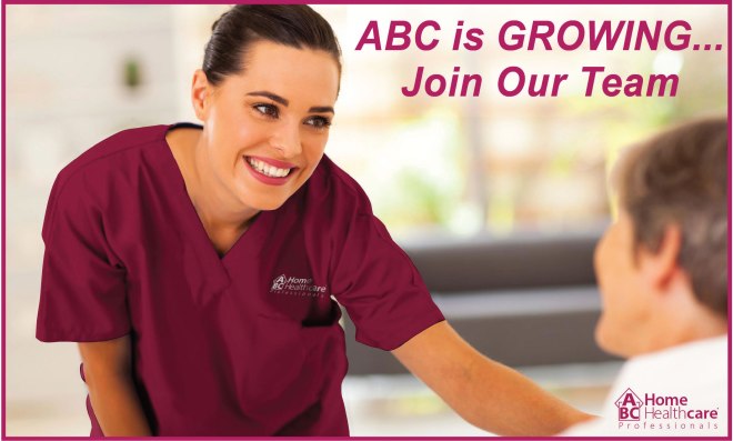 ABC is GROWING...Join Our Team of Caregivers