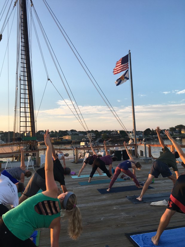 Join us Saturday and Sunday morning for All-Levels Yoga on the&nbsp;Harbor!