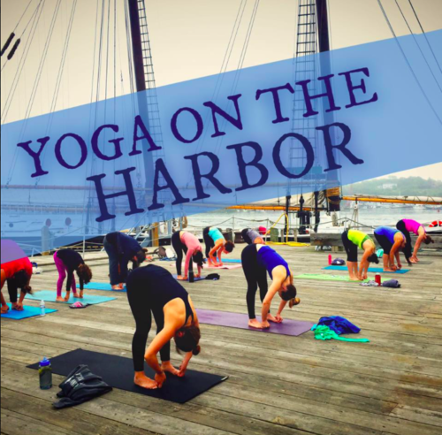 Yoga on the Harbor is here ALL SUMMER LONG! Every Saturday and Sunday morning 8-9 am at Maritime&nbsp;Gloucester