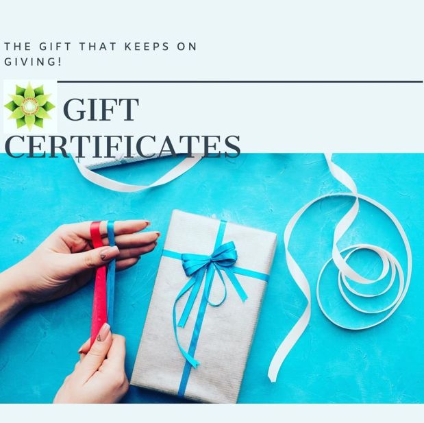 Gift Certificates ~