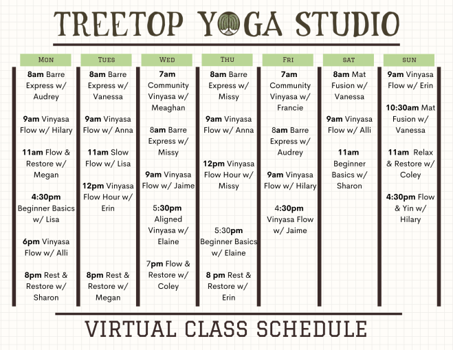 Cream Brown Simple Class Schedule (1)